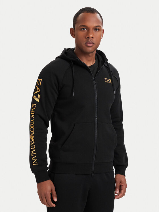 EA7 Emporio Armani EA7 Emporio Armani Mikina 7M001047 AF10377 MC004 Černá Regular Fit