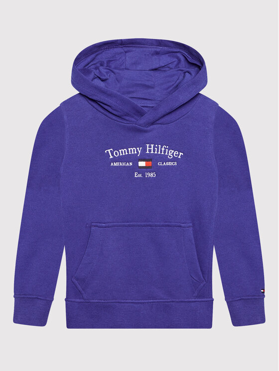 Tommy Hilfiger Bluză Artwork KS0KS00206 D Violet Regular Fit