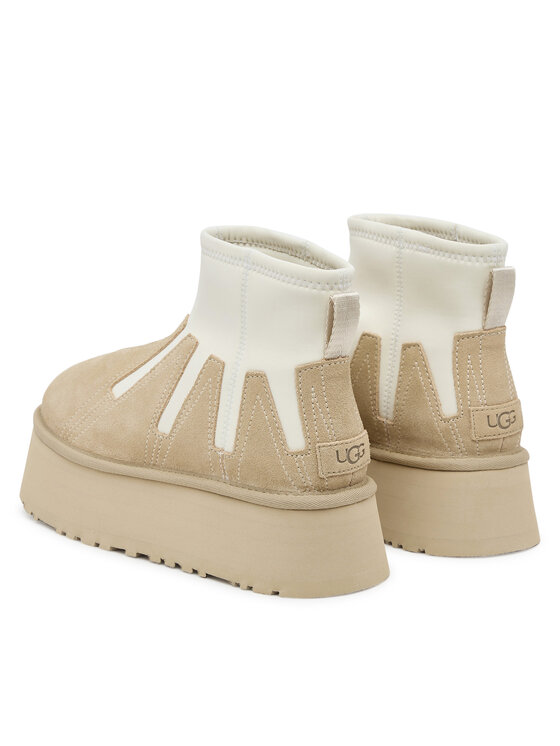 Ugg Ugg Μπότες Χιονιού W Classic Mini Dipper Sunwave 1167591 Μπεζ