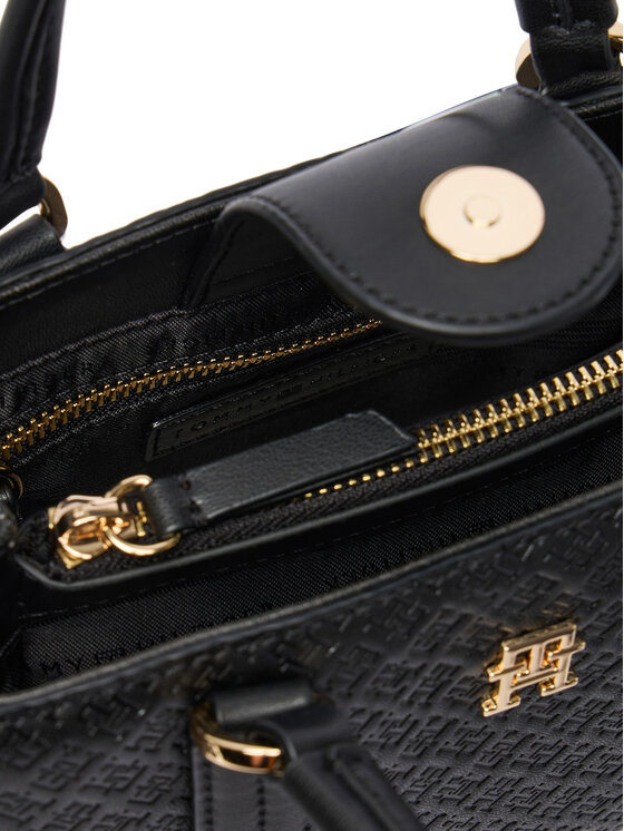 Tommy Hilfiger Tommy Hilfiger Kabelka Th Daily Mini Tote Mono AW0AW18416 Čierna