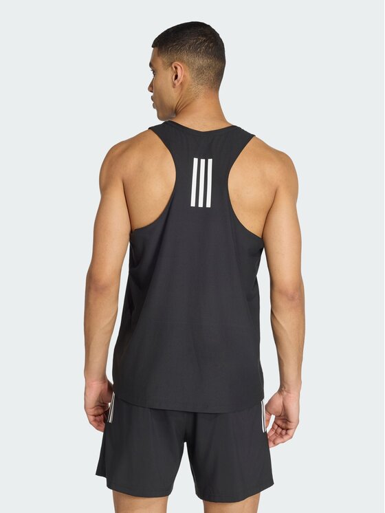 adidas adidas Tank top Own The Run Czarny Regular Fit