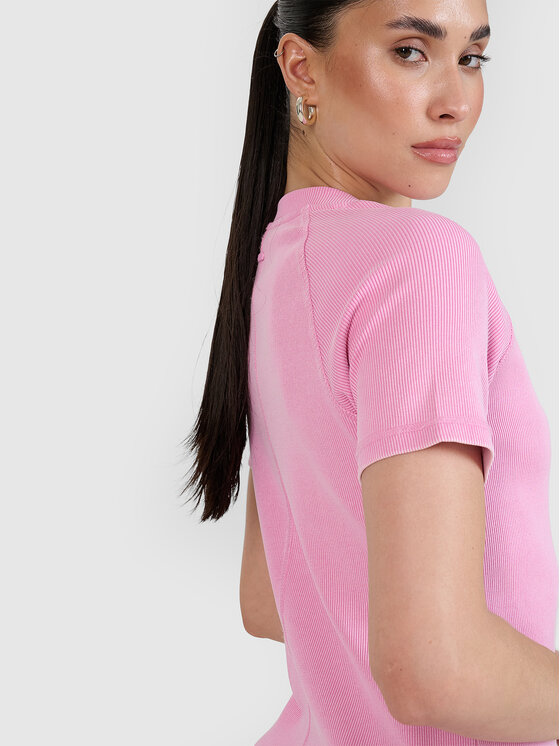 4F 4F Sukienka letnia MIDSHOP TEXTILE Różowy Slim Fit