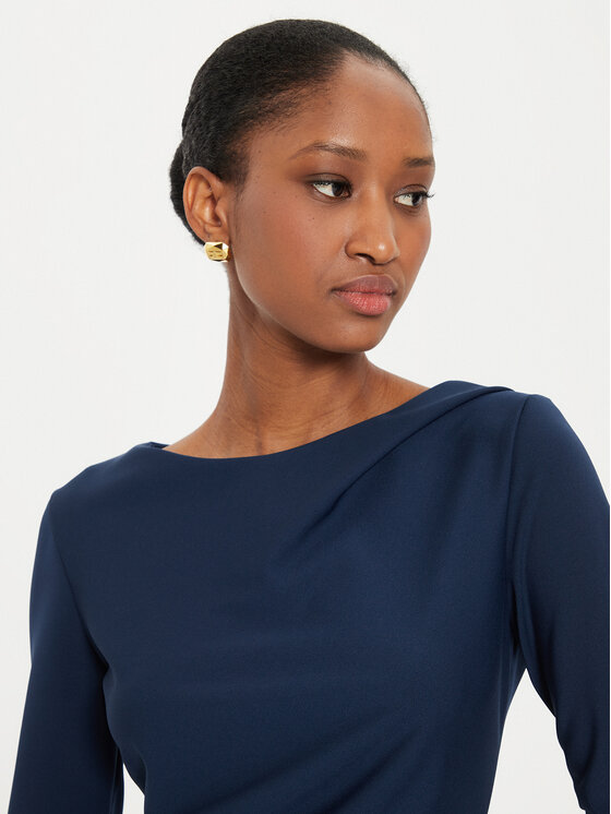 Rinascimento Rinascimento Kokteilinė suknelė CFC0121014003 Tamsiai mėlyna Regular Fit