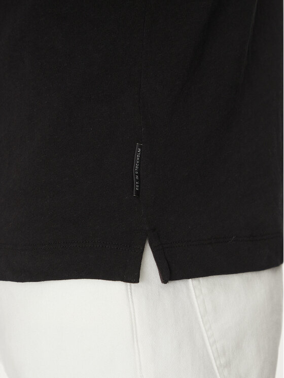 Marc O'Polo Marc O'Polo Pólóing 523 2091 53026 Fekete Regular Fit