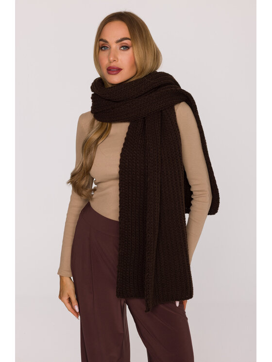 Made of Emotion Made of Emotion Szalik M896 Brązowy