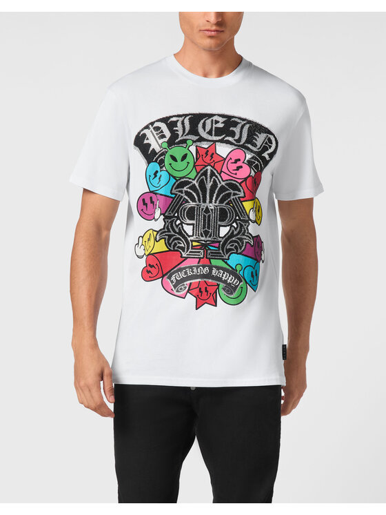 PHILIPP PLEIN PHILIPP PLEIN T-Shirt 22269 Bílá Regular Fit