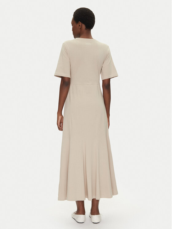 Bomboogie Bomboogie Rochie de zi AW8942TJOR5 Bej Regular Fit