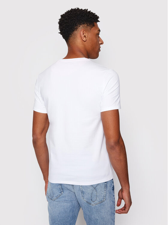 Guess T-Shirt F1GI01 J1311 Weiß Slim Fit • Modivo.de