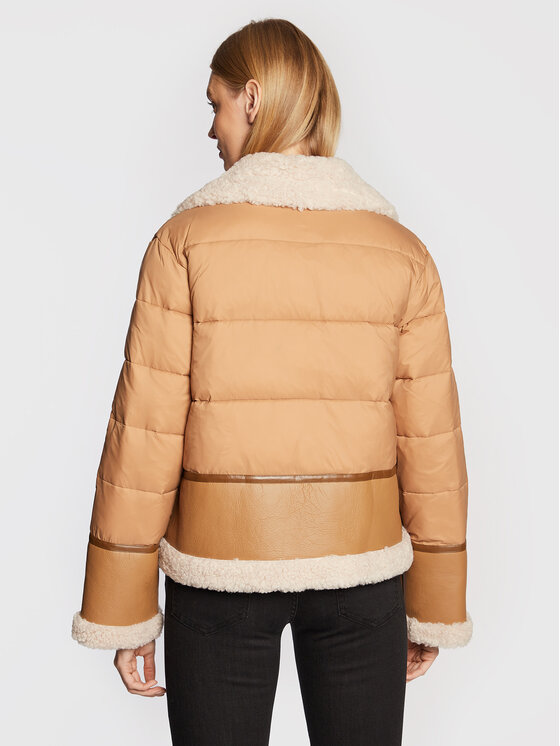 PINKO PINKO Kevad-sügis jope Iside 1G18KJ Y4V5 Pruun Regular Fit