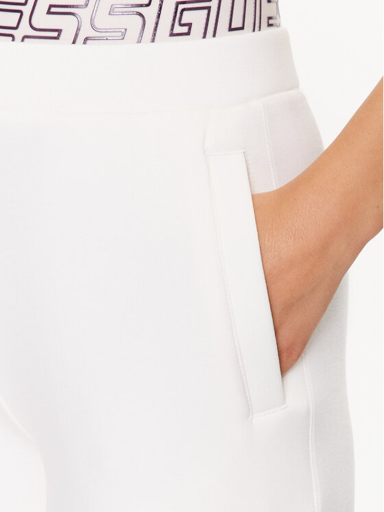 Guess Guess Pantaloni da tuta V3YB03 K7UW2 Écru Regular Fit
