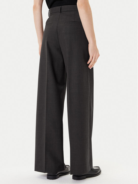 MAX&Co. MAX&Co. Spodnie palazzo Vacanze 2526136022200 Czarny Wide Leg
