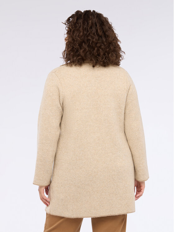 Fiorella Rubino Fiorella Rubino Cardigan M787L008186N012 Écru Regular Fit