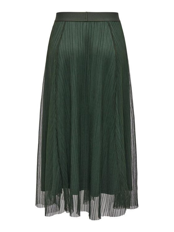 ONLY ONLY Spódnica midi 15214303 Zielony Regular Fit