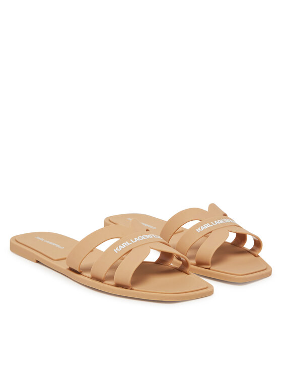 KARL LAGERFELD KARL LAGERFELD Παντόφλες Jelly IV KL80025 Μπεζ