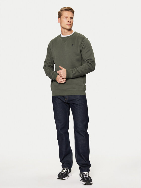 G-Star Raw G-Star Raw Mikina Premium Core D16917-C235 Šedá Regular Fit