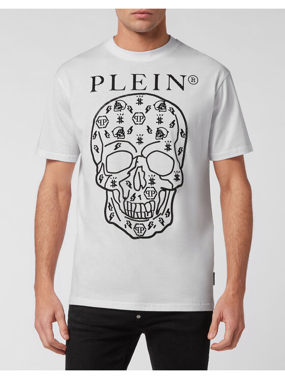 PHILIPP PLEIN PHILIPP PLEIN T-shirt 177 Bianco Regular Fit