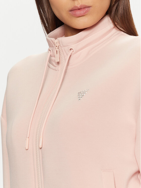 Guess Guess Bluza V4BQ14 K7UW2 Różowy Regular Fit