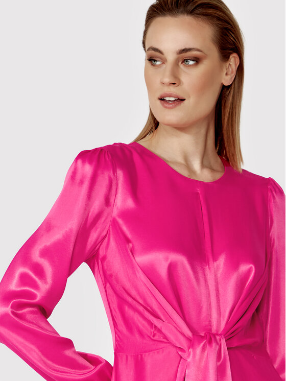Simple Simple Hétköznapi ruha SUD072 Rózsaszín Regular Fit