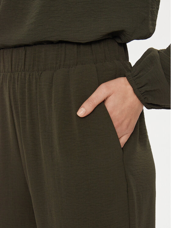 Vero Moda Vero Moda Παντελόνι υφασμάτινο 10302548 Γκρι Loose Fit