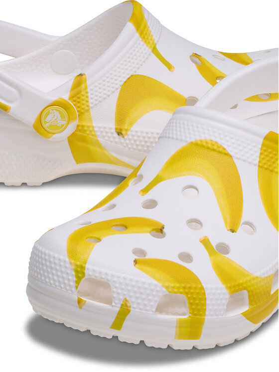 Crocs Crocs Klapki Classic Fresh Fruits Clog 211008 Biały
