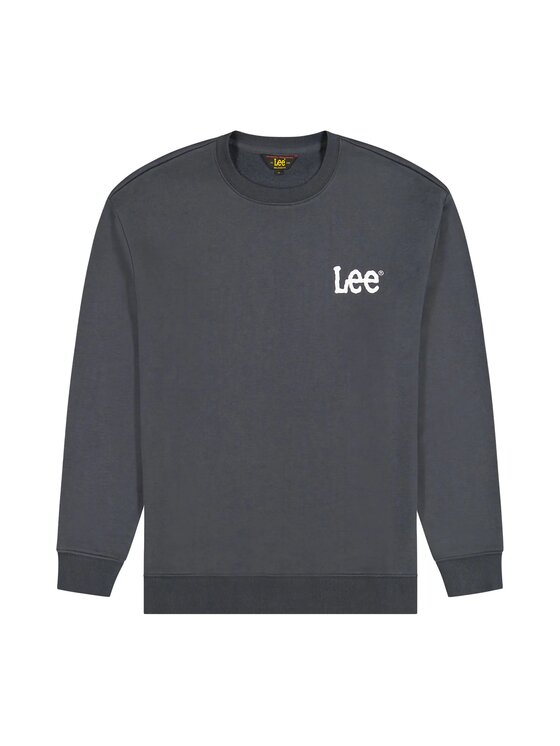 Lee Lee Bluza 112376439 Szary Regular Fit