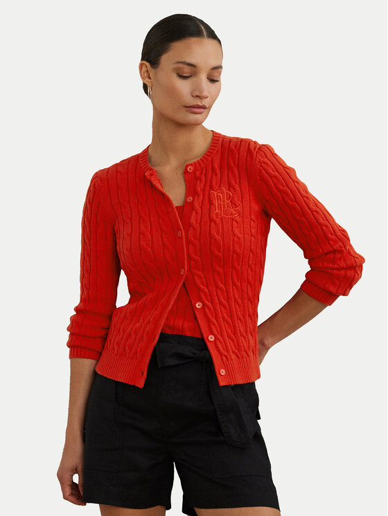 LAUREN RALPH LAUREN LAUREN RALPH LAUREN Cardigan 200932225010 Roșu Slim Fit