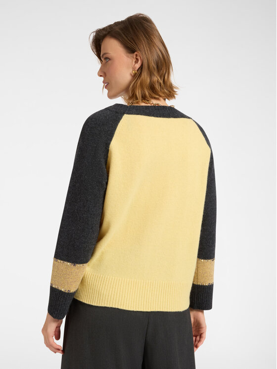 Elena Mirò Elena Mirò Maglione M506Z000641N0B1 Giallo Regular Fit