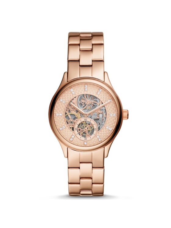 Fossil Fossil Zegarek BQ3651 Różowe złoto