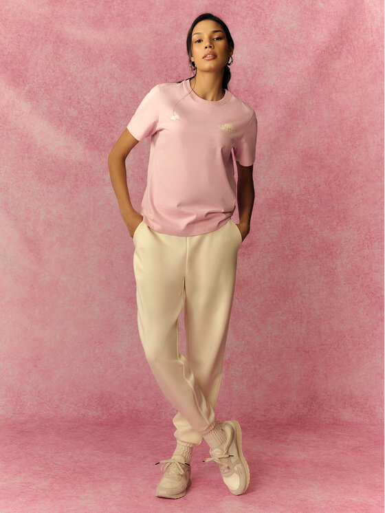 4F 4F Spodnie dresowe TASTE THE GLOW Kremowy Regular Fit