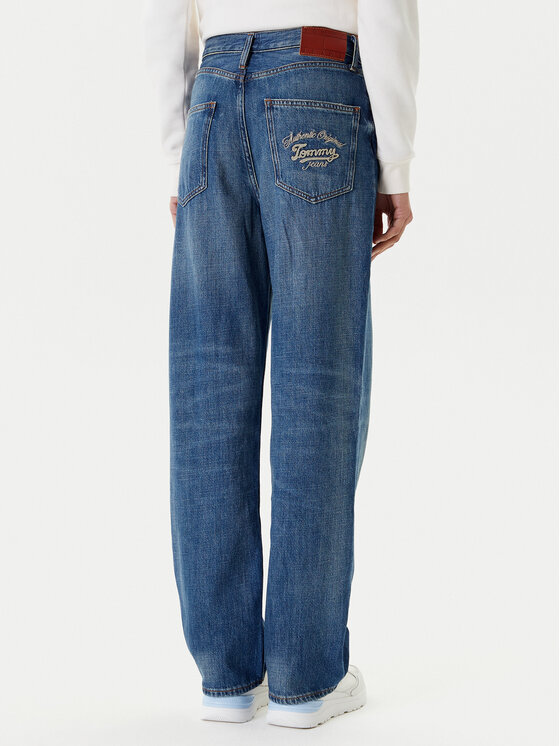 Tommy Jeans Tommy Jeans Τζιν Layla DW0DW20512 Σκούρο μπλε Straight Fit