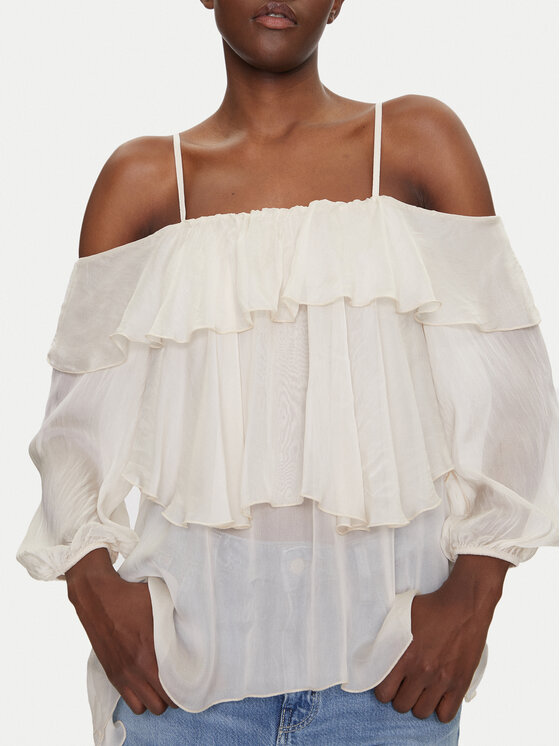Dixie Dixie Halenka C207W020A Écru Regular Fit