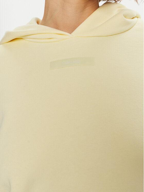 Calvin Klein Calvin Klein Felpa Micro Logo K20K206631 Giallo Regular Fit