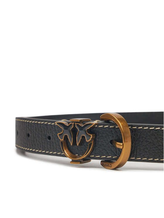PINKO Pinko Dámsky opasok Tamboril H2.5 Belt 20241 PLT01 102820.A158 Čierna