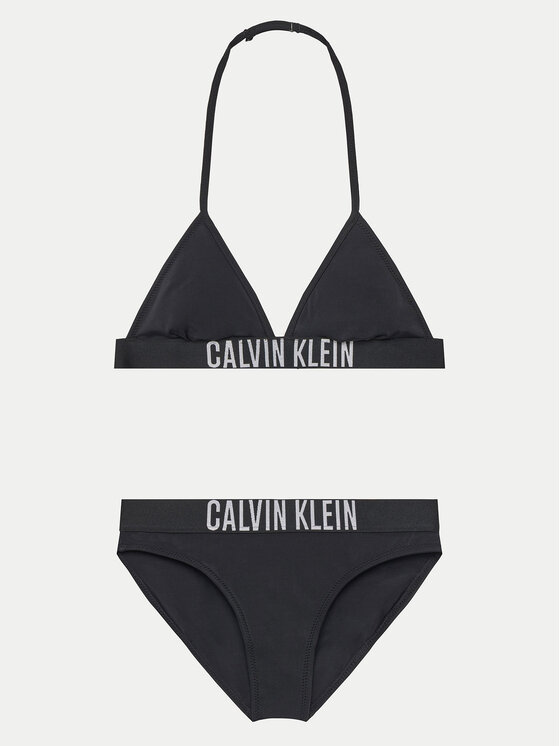 Gyerek Női fürdőruha Calvin Klein Swimwear, Méret: 10_12Y, Fekete, KY0KY00090