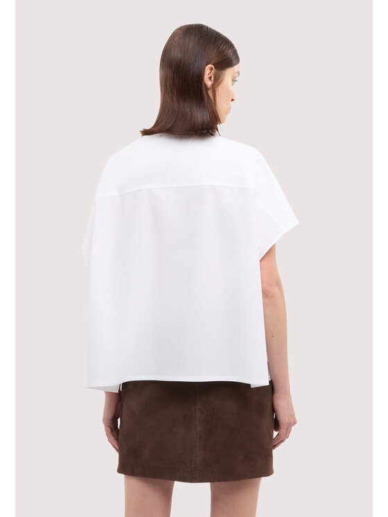 Trussardi Trussardi Camicia D453A000395N001 Bianco Over Fit