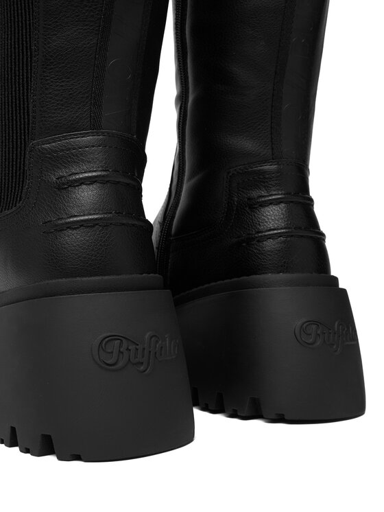 Buffalo Buffalo Μπότες Bravr Chelsea Hi 1220076 Μαύρο