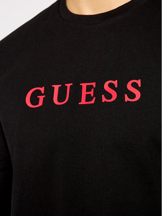 Guess Guess Піжама U0BX03 JR018 Чорний Regular Fit