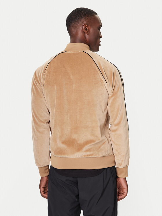 adidas adidas Bluză SST adicolor Velour JX1561 Bej Loose Fit