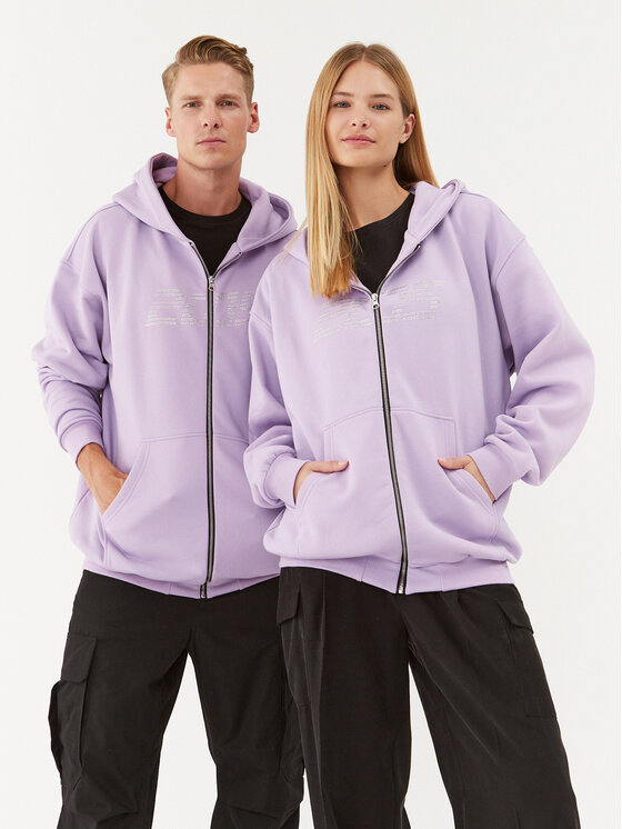 2005 Bluză Unisex Signature Zip Violet Regular Fit