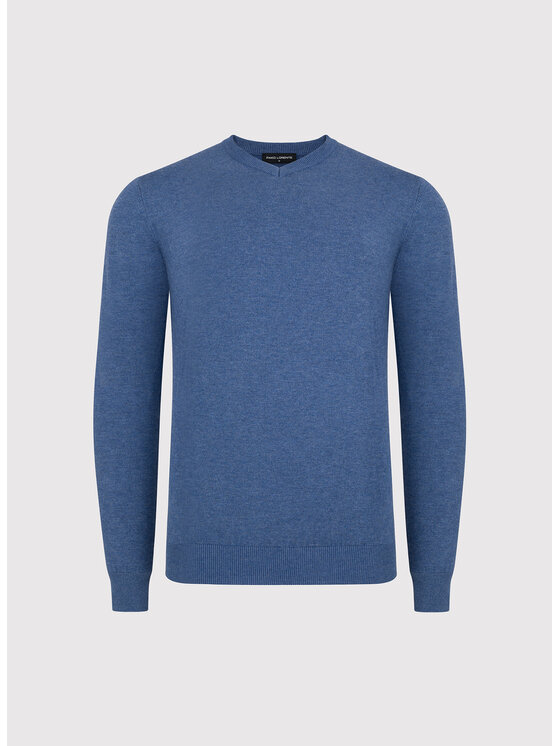 Pako Lorente Pako Lorente Sweter P25WN-2X-034 Niebieski Classic Fit
