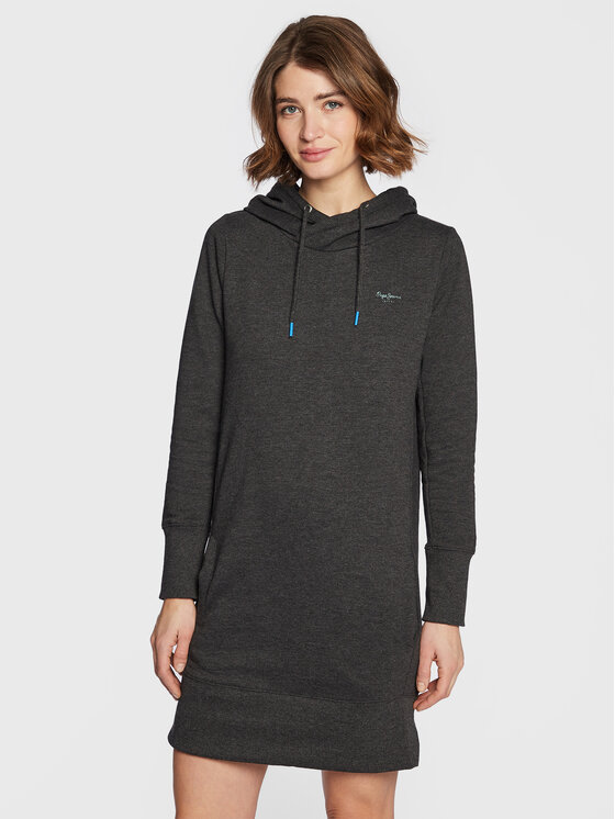 Pepe Jeans Pepe Jeans Φόρεμα υφασμάτινο Gisela PL953126 Μαύρο Relaxed Fit