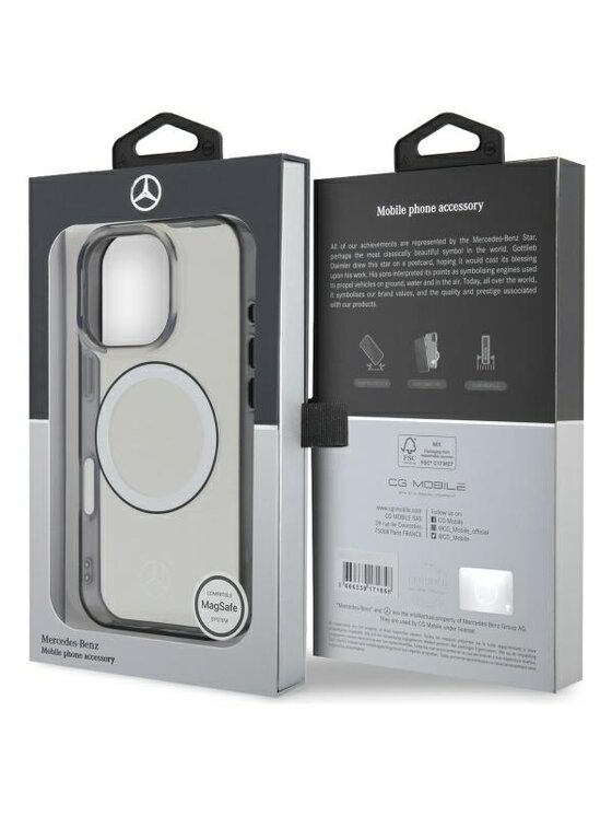 Mercedes-Benz Mercedes-Benz Etui na telefon Printed logo MagSafe Przezroczysty