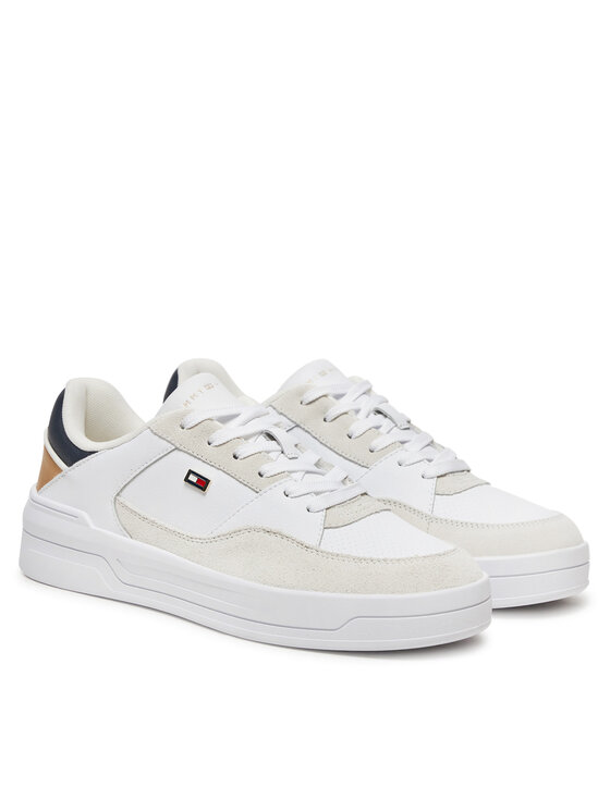 Tommy Hilfiger Tommy Hilfiger Sneakersy Essent Basket FW0FW08615 Biały