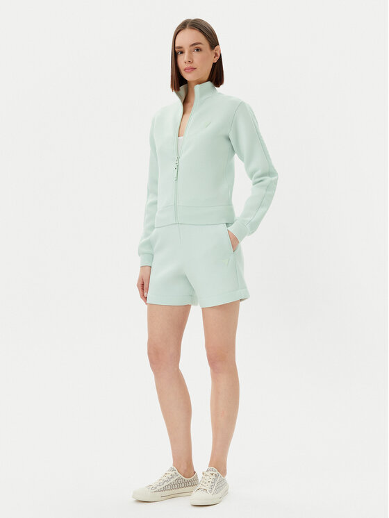 Guess Guess Sportovní kraťasy V2YD10 K7UW2 Zelená Regular Fit