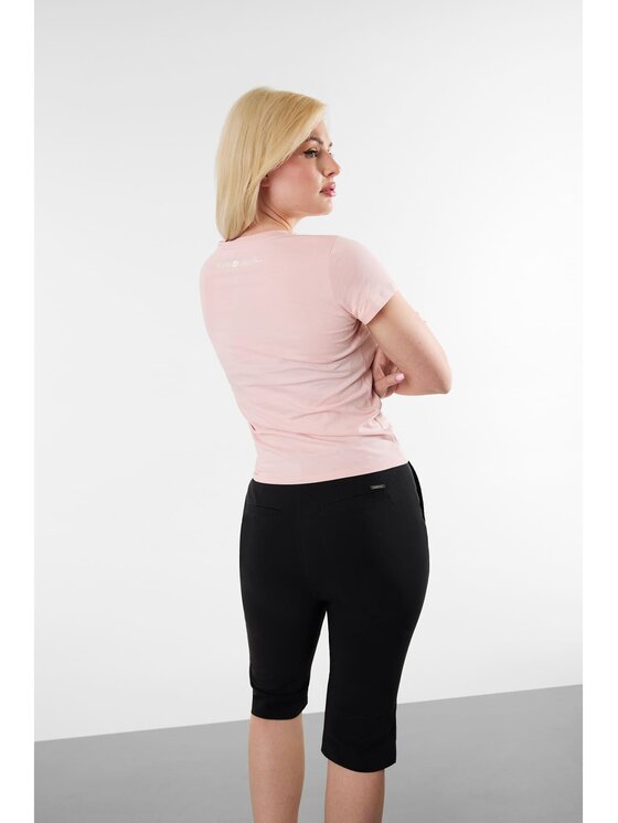 Guess Guess T-Shirt 182715 Růžová Classic Fit