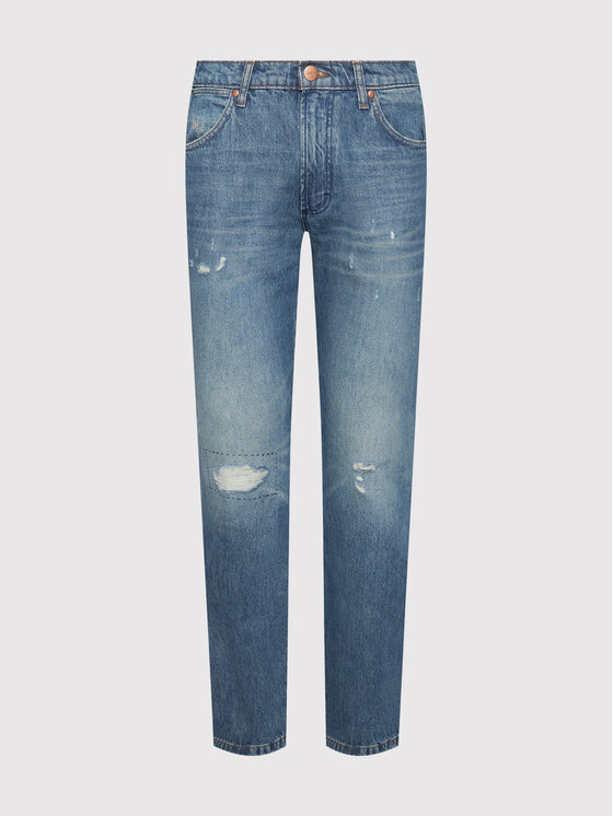 Wrangler Wrangler Jeansy Greensboro W15QY1367 112141202 Niebieski Regular Fit