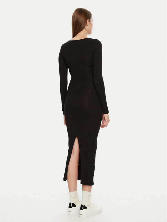 Brave Soul Brave Soul Ежедневна рокля LDRJ-624HOLLY Черен Regular Fit