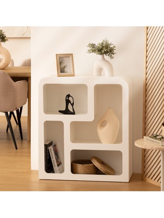 MIAhome MIAhome Półka Regał MDF biała Solana 75x30 cm Biały