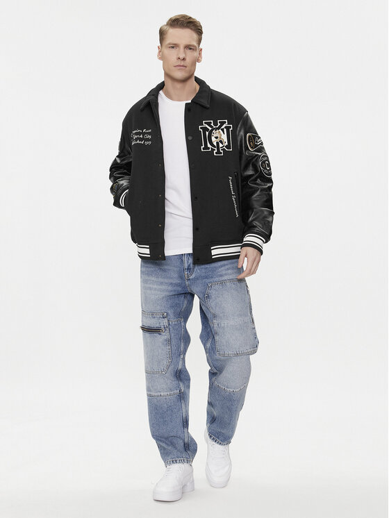 Champion Champion Μπόμπερ μπουφάν 219993 Μαύρο Regular Fit