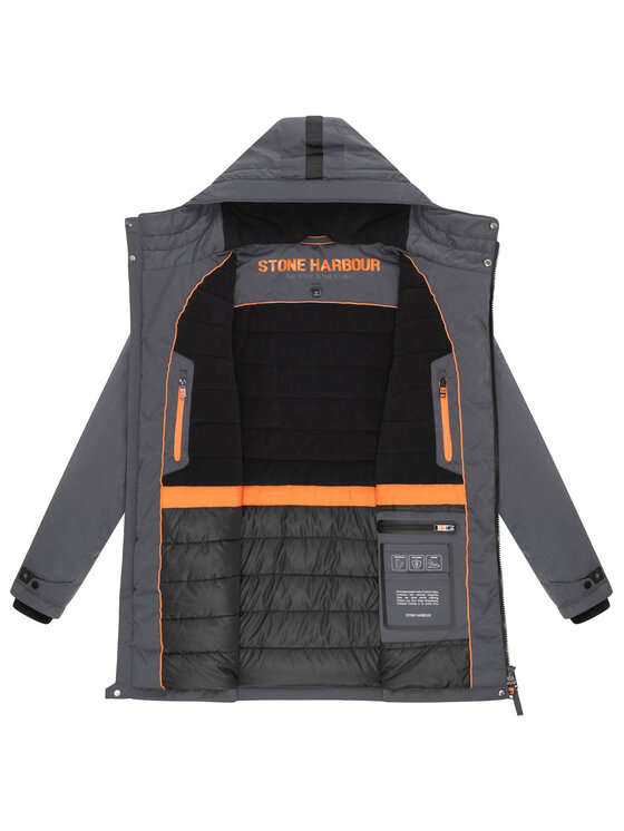 Stone Harbour Stone Harbour Kurtka zimowa Fintaan Szary Regular Fit